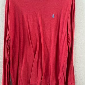 Polo by Ralph Lauren Red Crew Neck Shirt